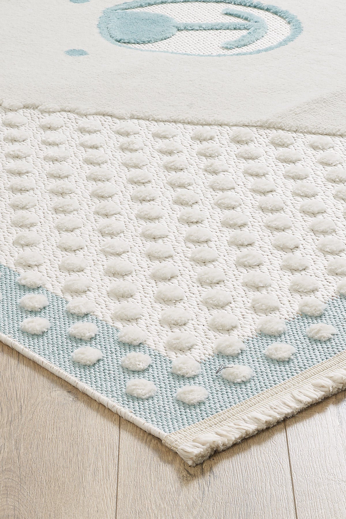 Empera-Shibori Kids Bruin Figürlü Dikdörtgen Bebek Odası Halısı-2-Milagron.com