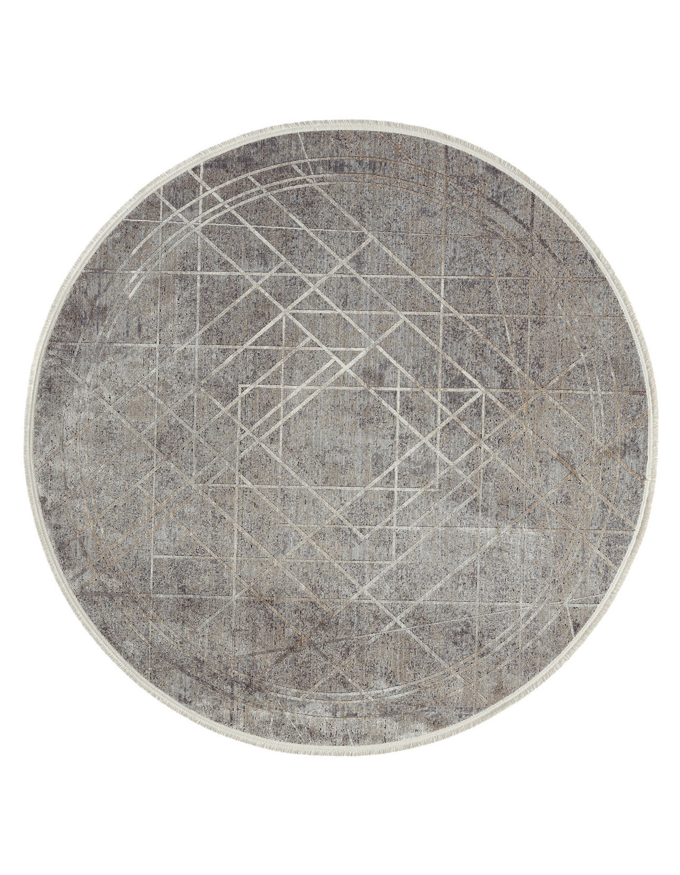 Empera-Soho Mood Crimson Akrilik Klasik Modern Daire Halı-1-Milagron.com