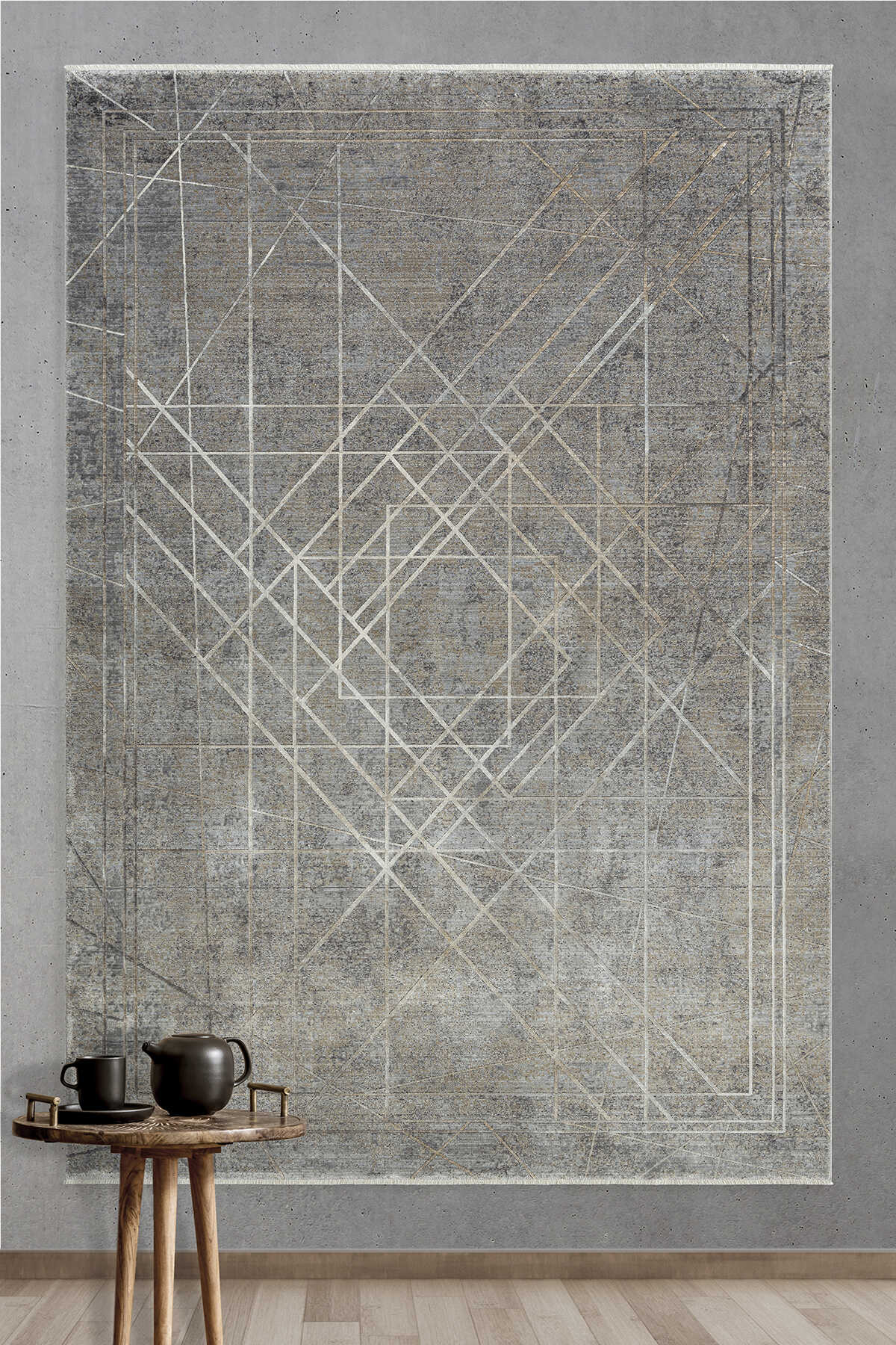 Empera-Soho Mood Crimson Modern Klasik Salon Halısı-2-Milagron.com