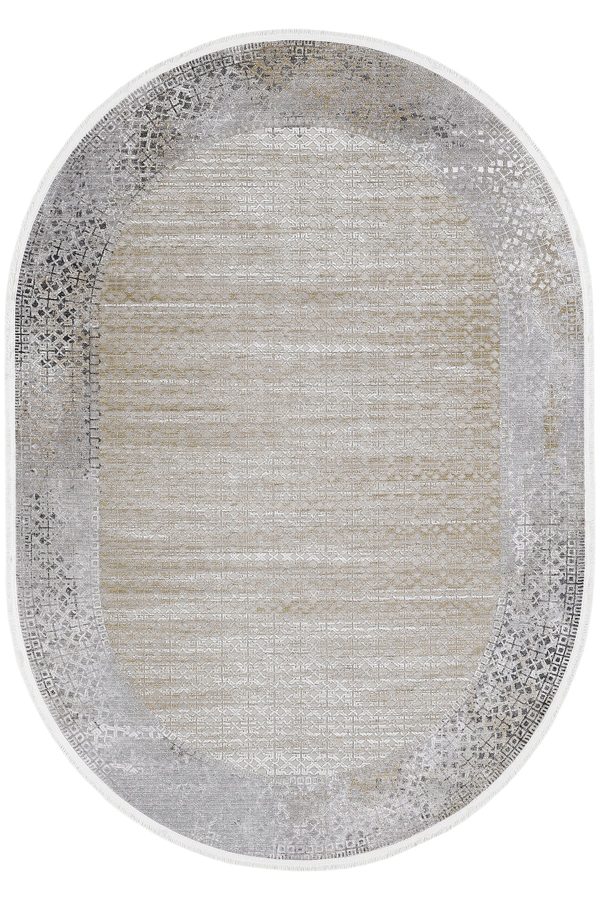 Empera-Soho Mood Pasture Oval Doğal Elyaf Modern Salon Halısı-1-Milagron.com