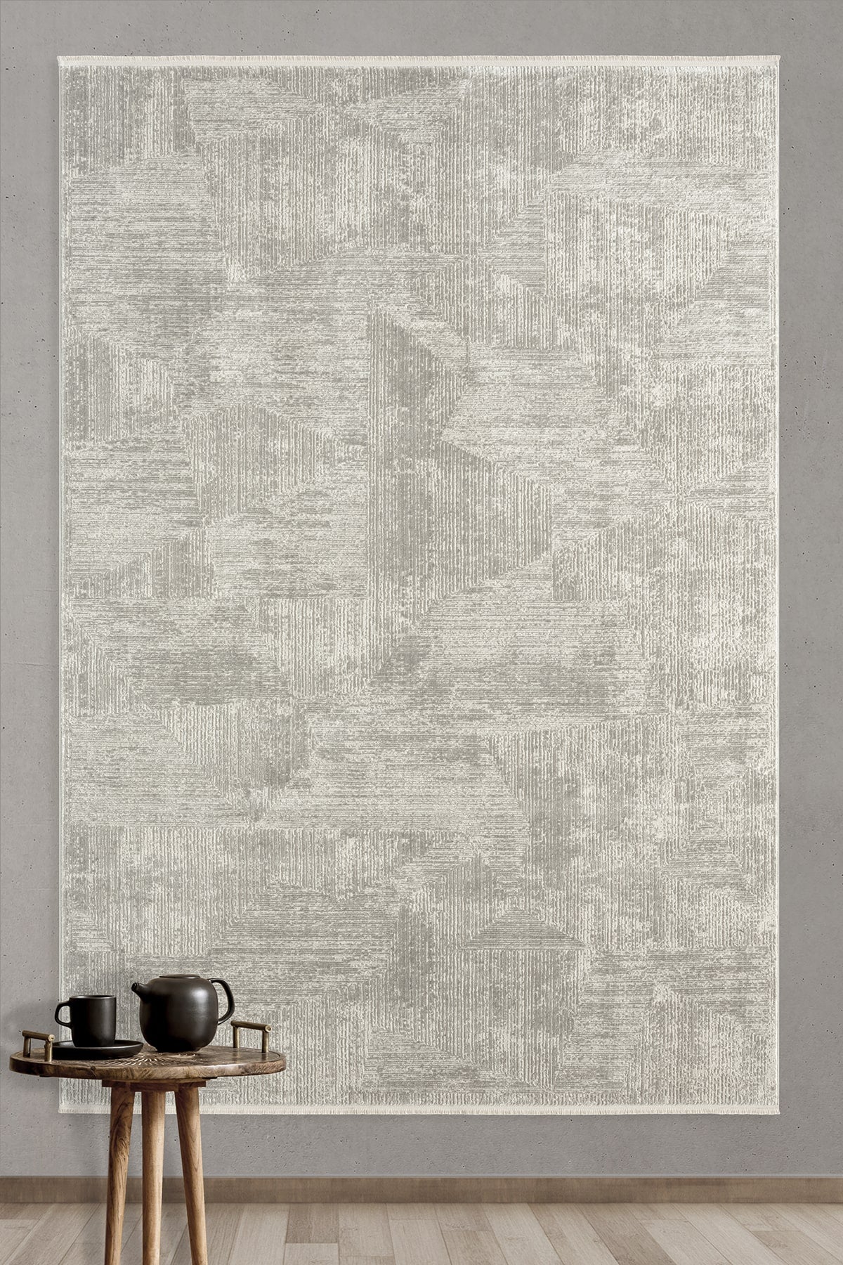 Empera-Terra Sandshell Modern Çizgili Halı-2-Milagron.com