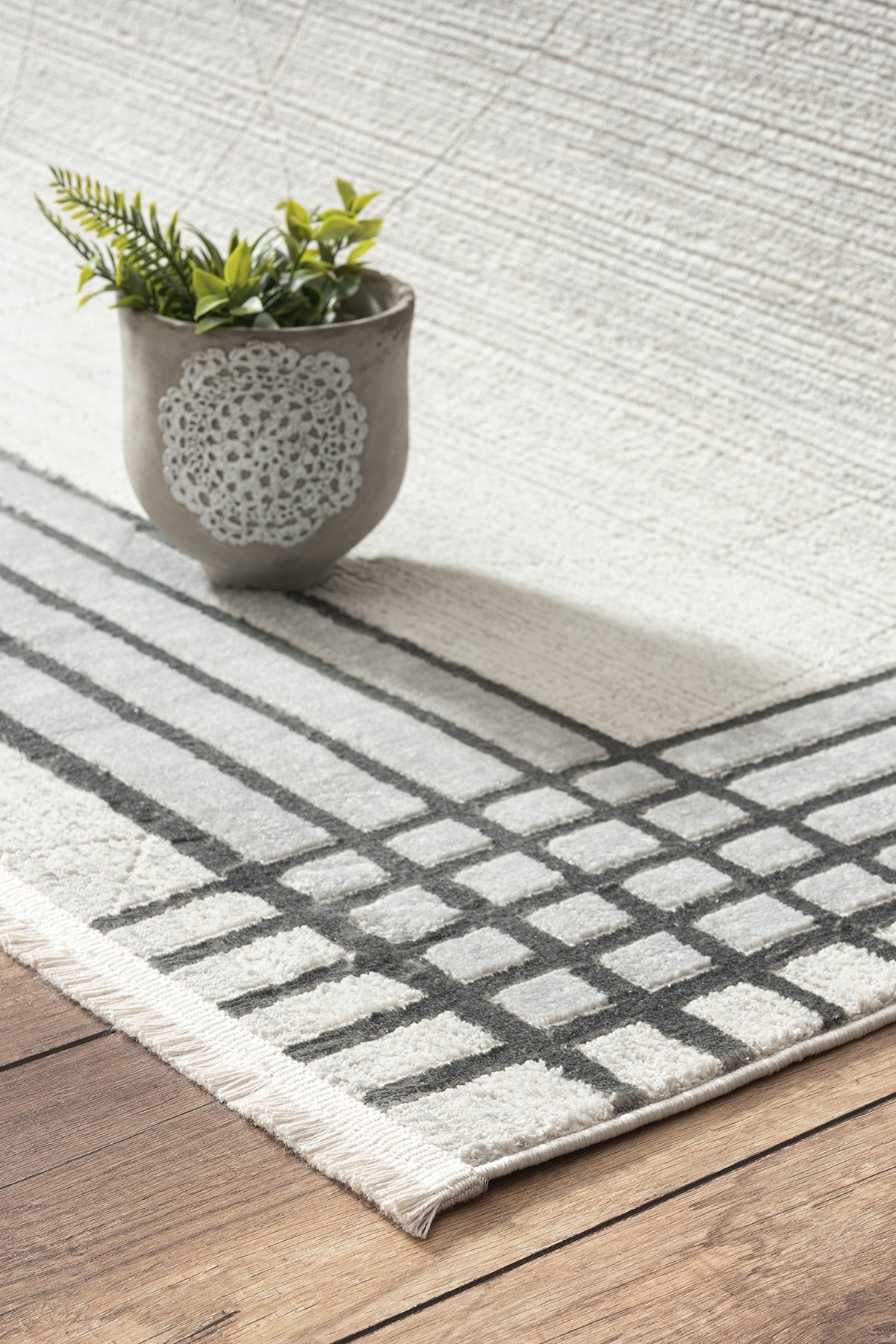 Empera-Terra Willow Modern Klasik Çerçeveli Halı-4-Milagron.com