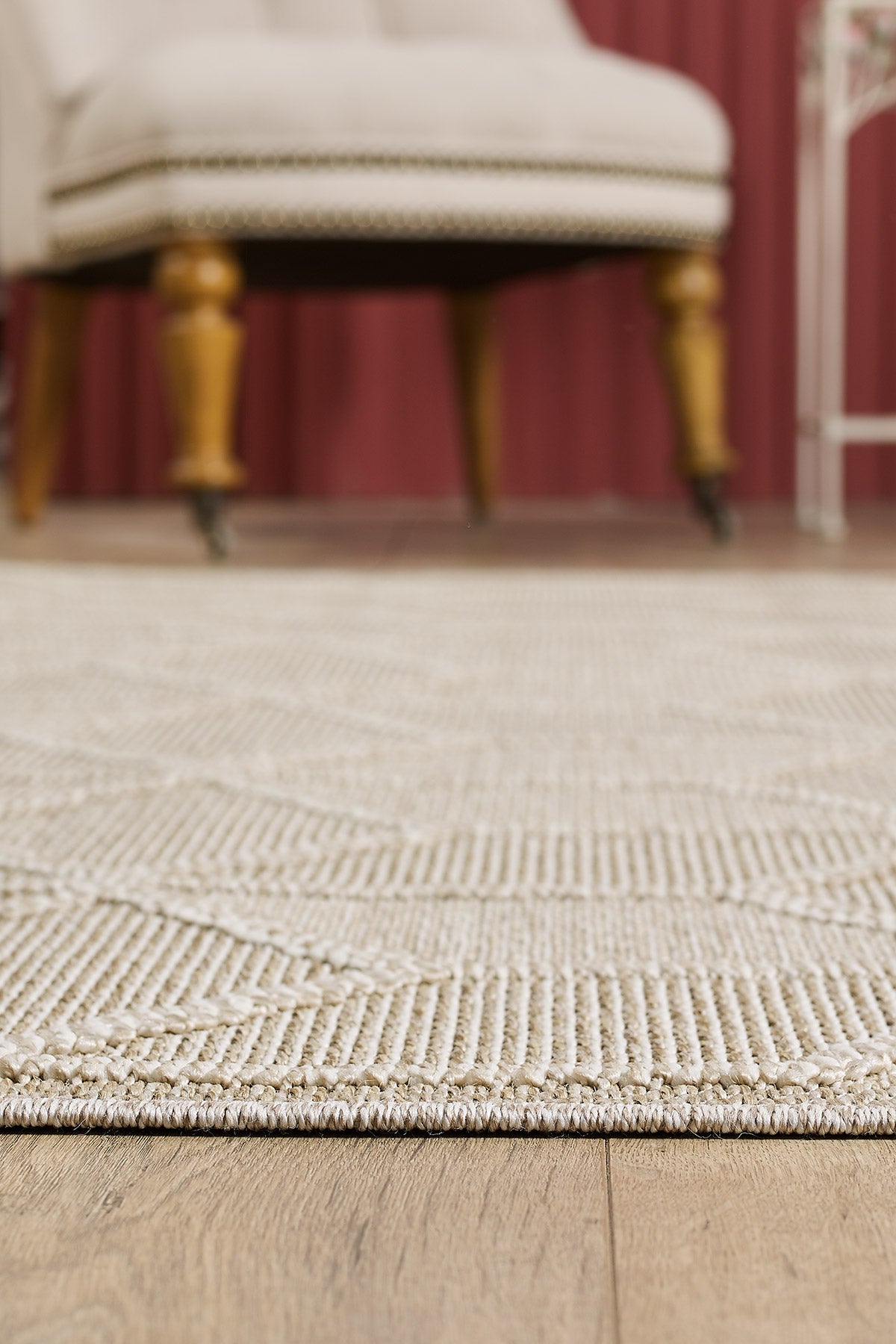 Empera-Verona Grid Bukleli Modern Toz Vermeyen Halı-4-Milagron.com