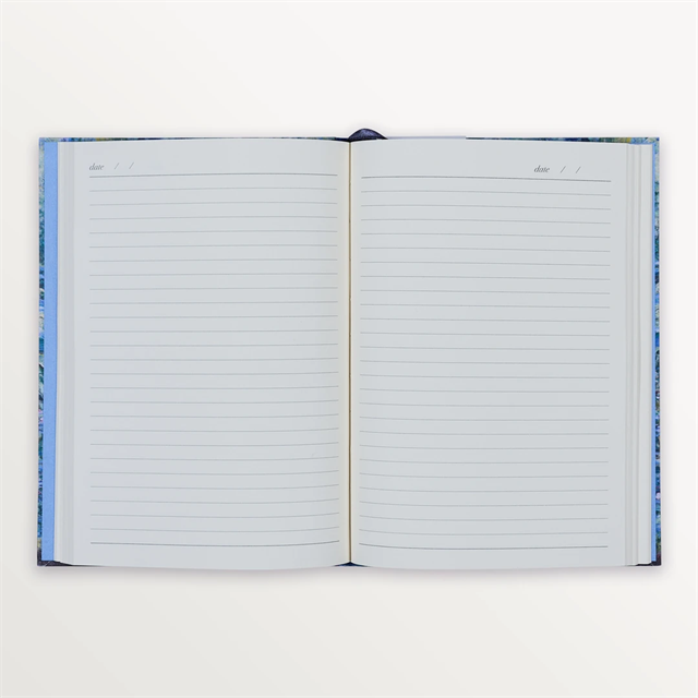 Episode-Episode Gallery Monet Japanese Bridge A5 Flex Linen Notebook-DEFTER-4-Milagron.com