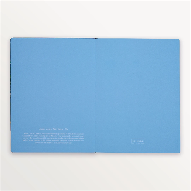 Episode-Episode Gallery Monet Water Lilies Xl Casebound Notebook-DEFTER-5-Milagron.com