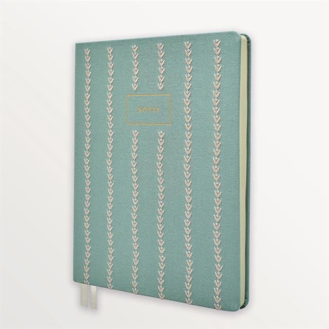 Episode-Episode Sage Leaves Embroidered Xl Notebook-DEFTER-2-Milagron.com