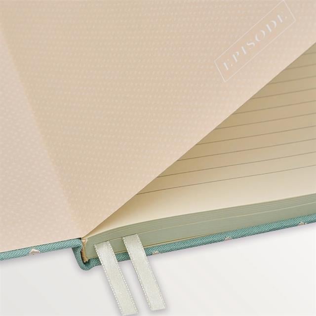 Episode-Episode Sage Leaves Embroidered Xl Notebook-DEFTER-5-Milagron.com