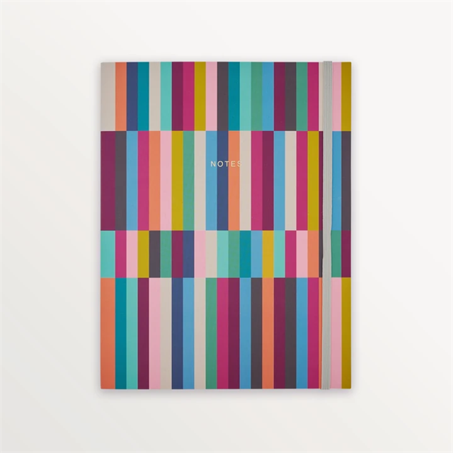 Episode-Episode Stripe Spectrum Segments Xl Perfect Bound Notebook-DEFTER-1-Milagron.com
