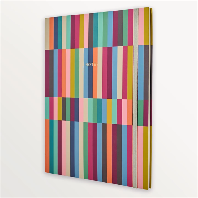 Episode-Episode Stripe Spectrum Segments Xl Perfect Bound Notebook-DEFTER-2-Milagron.com