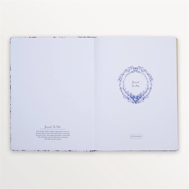 Episode-Episode Toile De Jouy La Fete Xl Casebond Notebook-DEFTER-5-Milagron.com