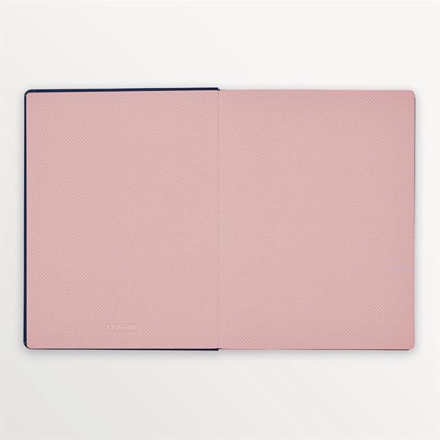 Episode-Episode Navy Folk Embroidered Xl Defter-DEFTER-6-Milagron.com