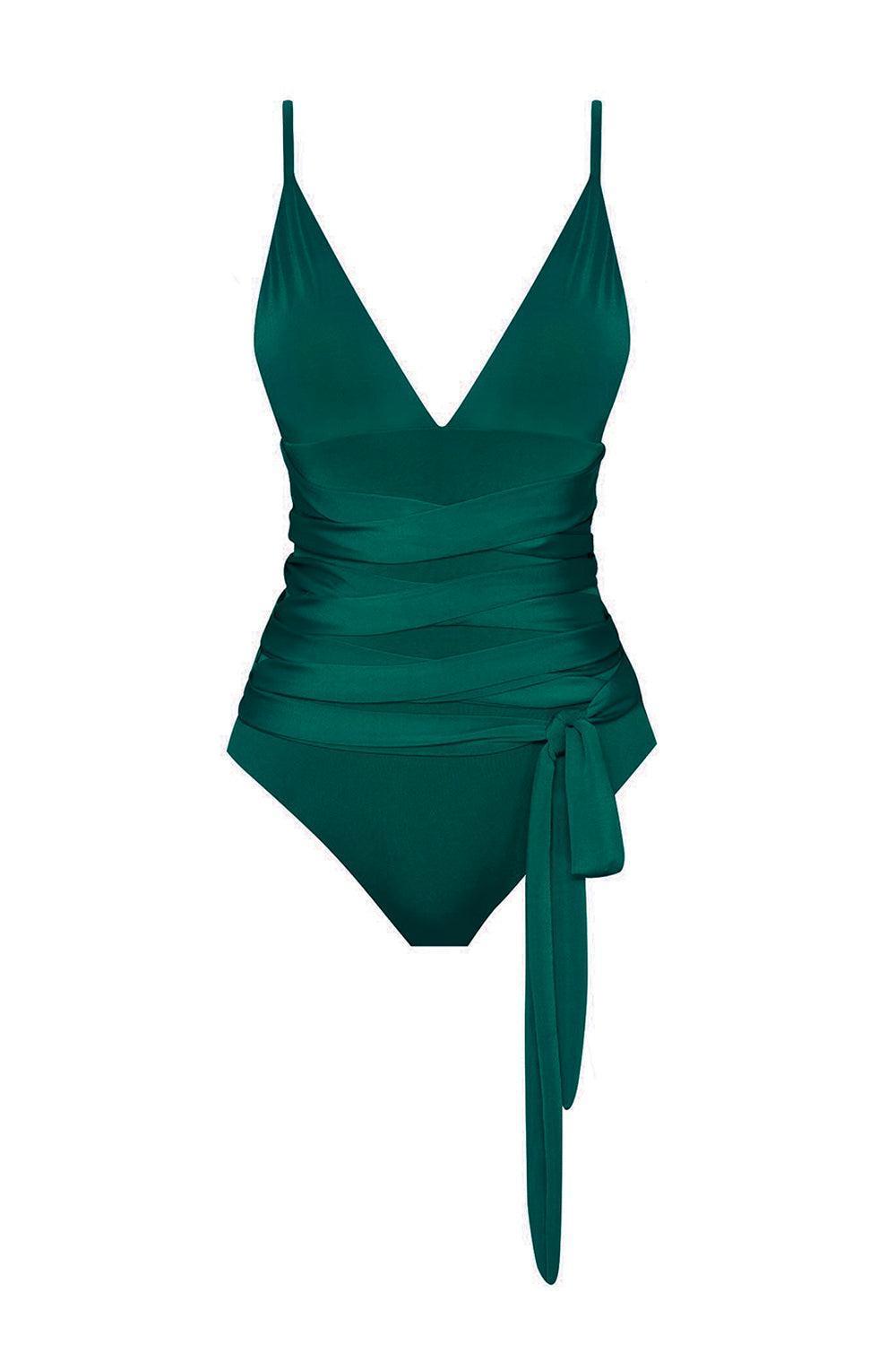 Esotte-Arven Zümrüt Yeşili Mayo-Bikini & Mayo-1-Milagron.com