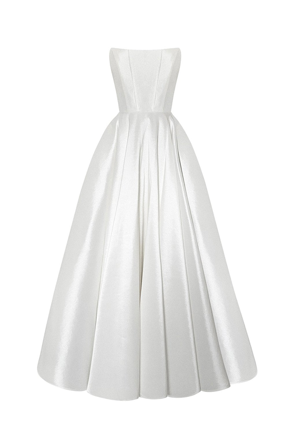 Esotte-Audrey Beyaz Midi Elbise-Elbise-1-Milagron.com