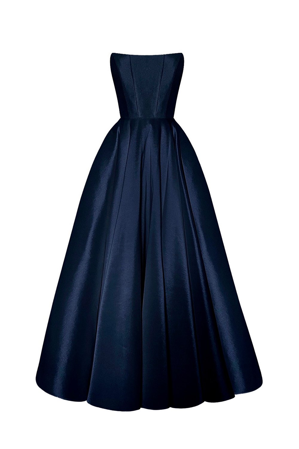 Esotte-Audrey Lacivert Midi Elbise-Elbise-2-Milagron.com