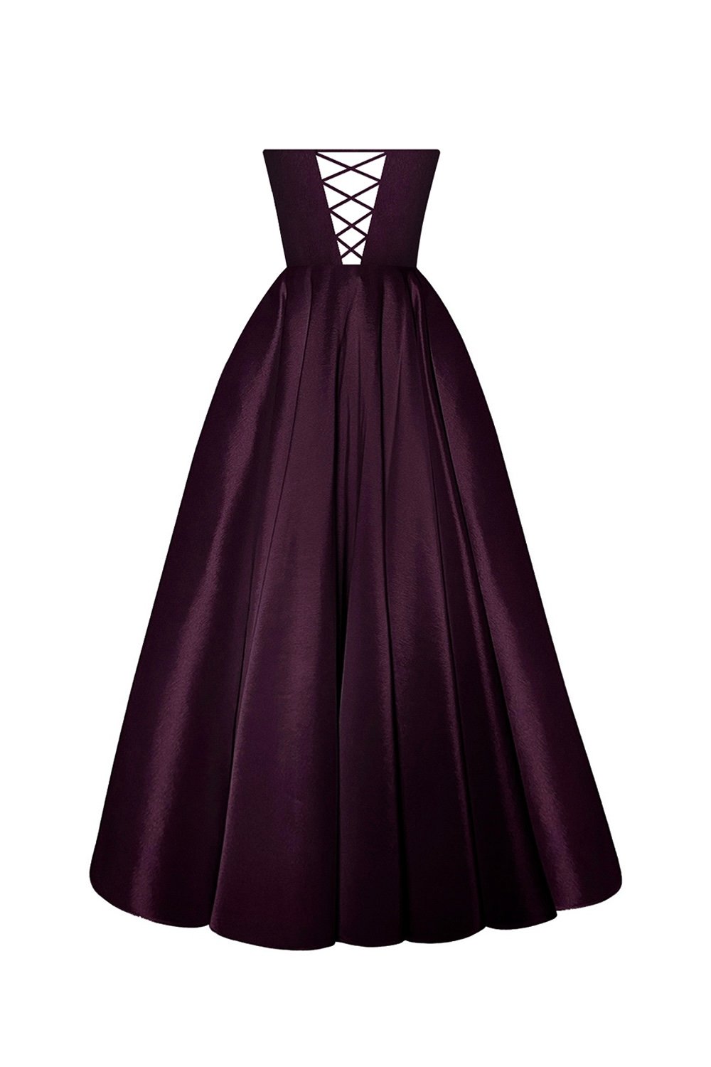 Esotte-Audrey Midi Mürdüm Elbise-Elbise-2-Milagron.com