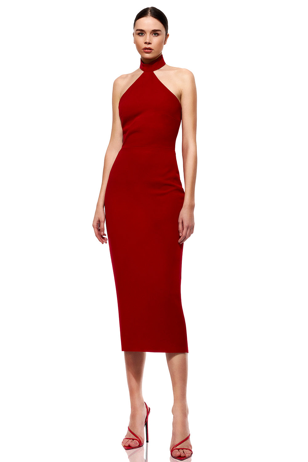 Esotte-Bella Kırmızı Elbise-Elbise-1-Milagron.com