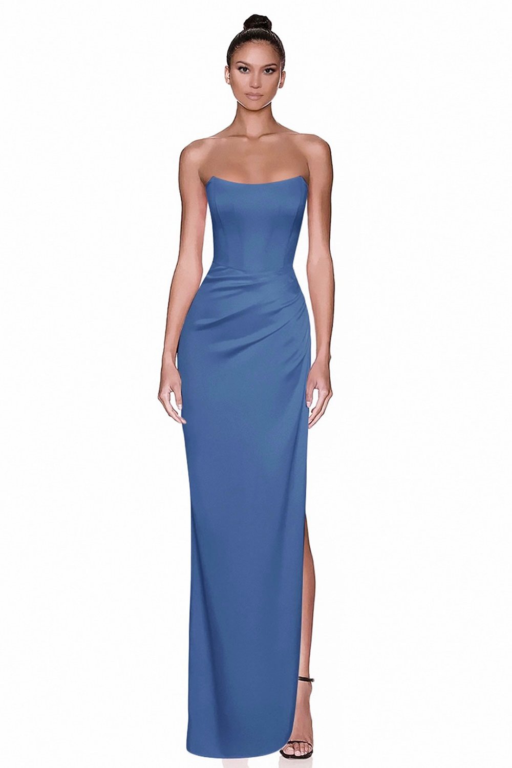 Esotte-Gaia Livid Mavi Elbise-Elbise-1-Milagron.com