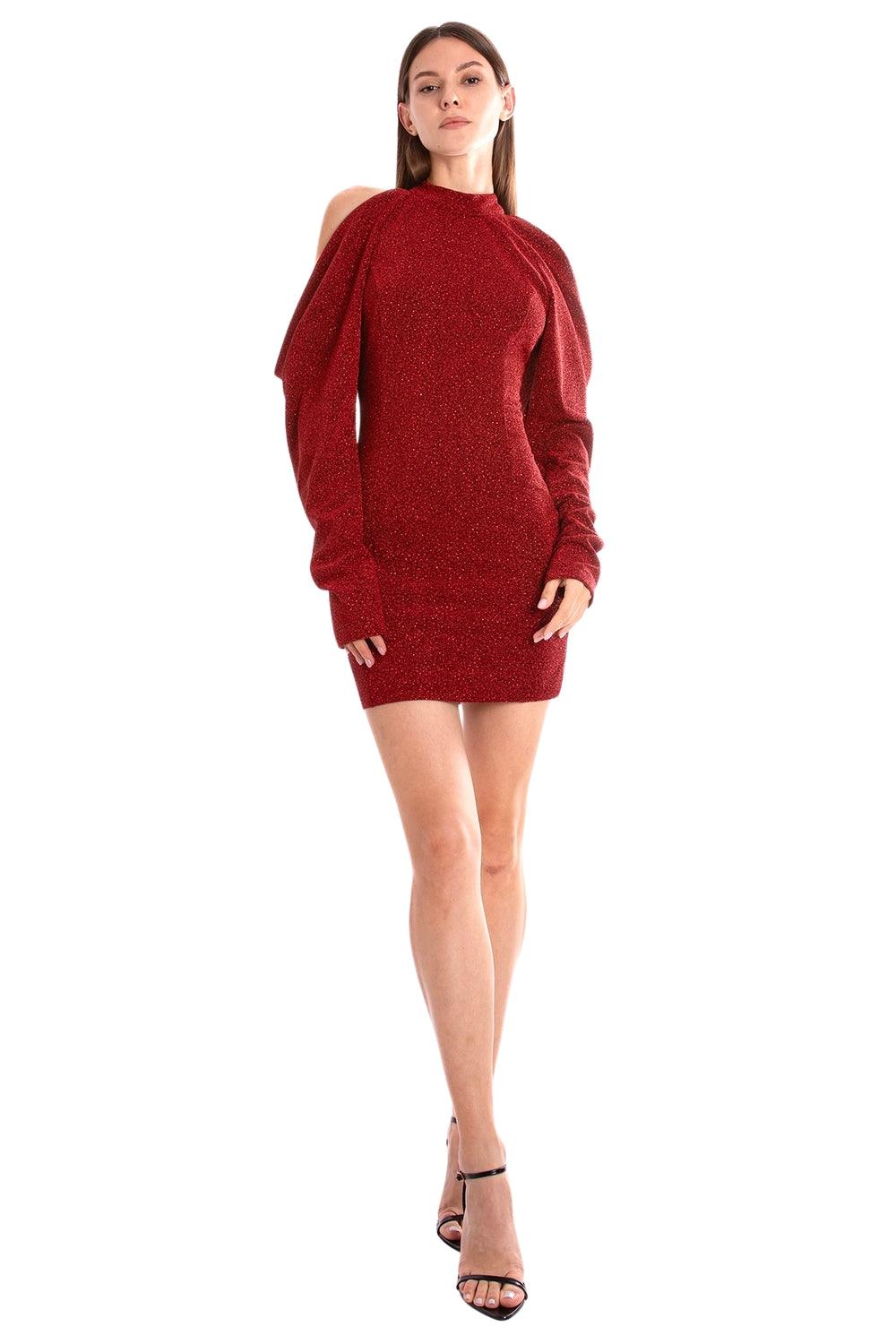 Esotte-Simmi Kırmızı Abiye-Elbise-1-Milagron.com