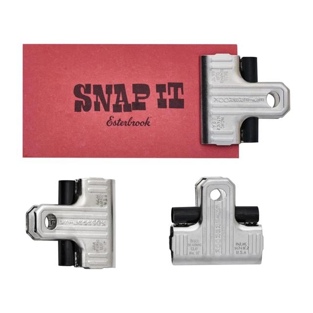 Esterbrook-Esterbrook Eclipse 3'lü Klips Seti Gümüş / Silver-Klips-1-Milagron.com