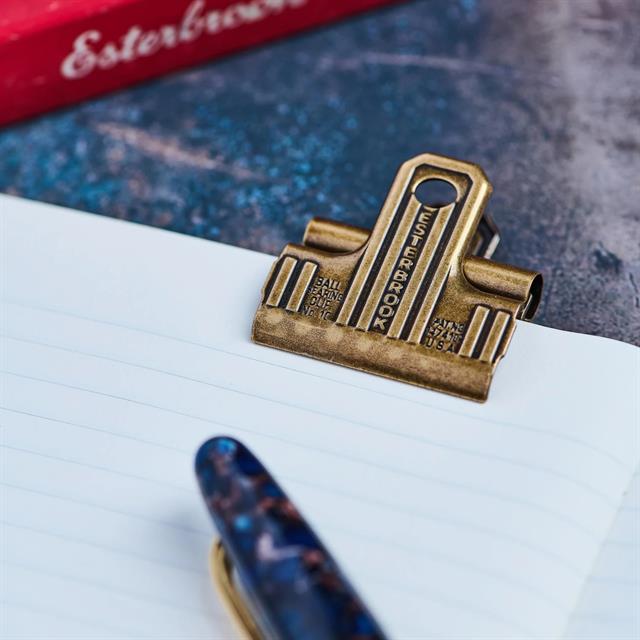 Esterbrook-Esterbrook Eclipse 3'lü Klips Seti Pirinç / Brass-Klips-3-Milagron.com