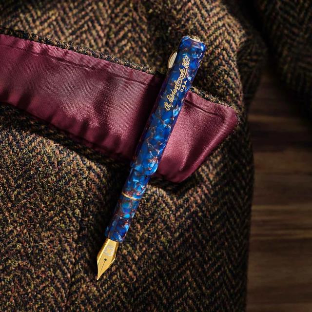 Esterbrook-Esterbrook Niblet Nouveau Bleu Gold Dolma Kalem (Ef) Uç-Dolma Kalem-5-Milagron.com