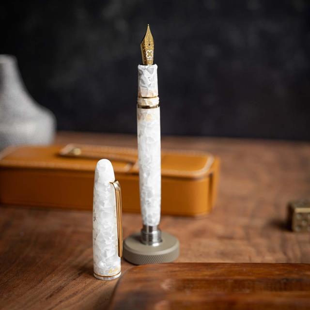 Esterbrook-Estie Dolma Kalem Winter White Extra Fine-Dolma Kalem-4-Milagron.com