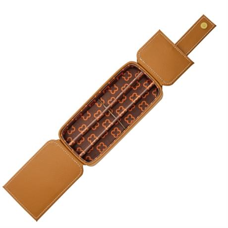 Esterbrook-Nook üçlü Kalem Kılıfı British Tan(kahverengi)-Deri Kalem Çantası-1-Milagron.com