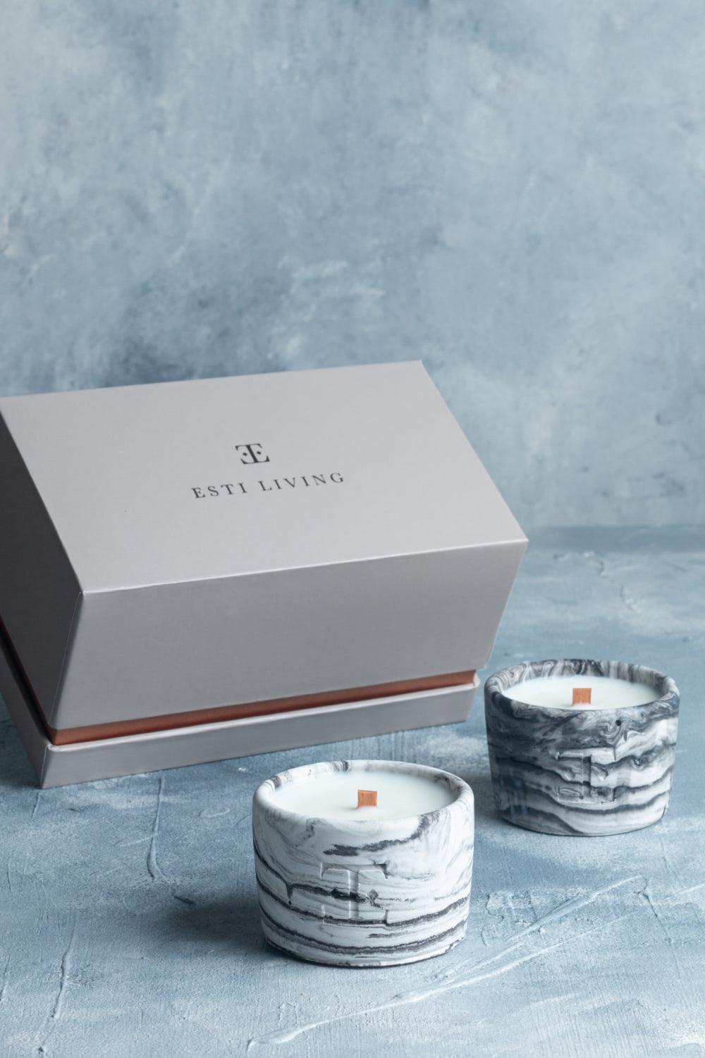 Esti Living-Black Rose Midi 2'li Mum Seti-Mum-1-Milagron.com