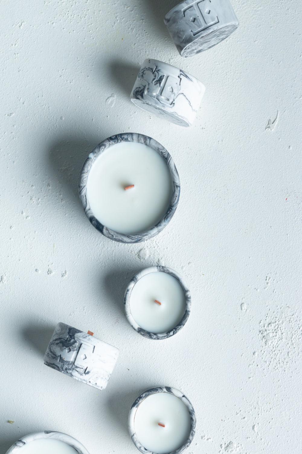 Esti Living-Black Rose Mini 4'lü Mum Seti-Mum-2-Milagron.com