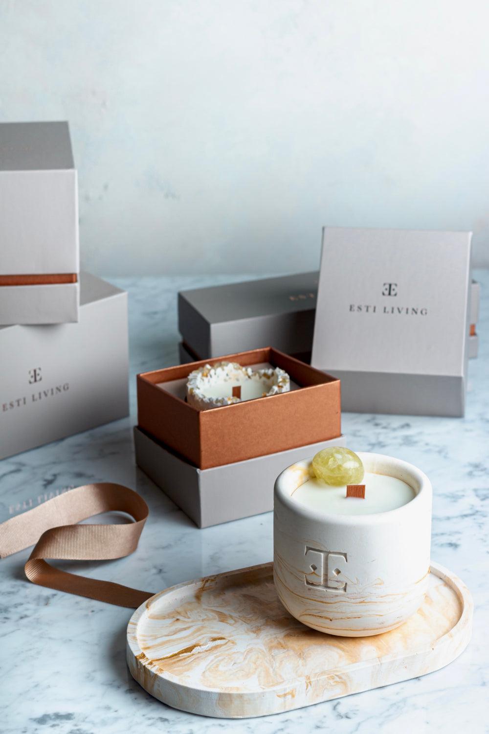 Esti Living-Fresh Bloom Büyük Boy Klasik Mum-Mum-5-Milagron.com