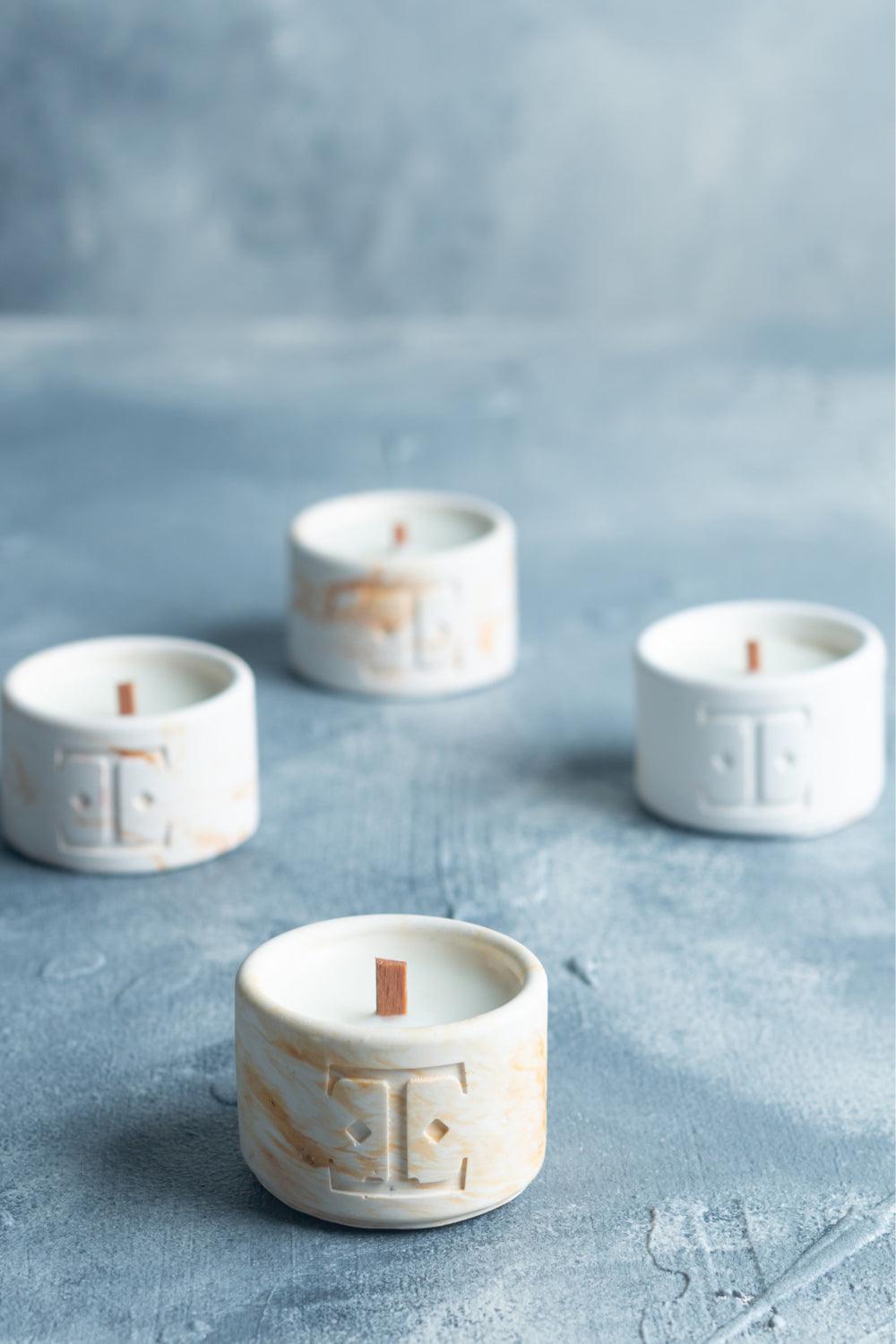 Esti Living-Fresh Bloom Mini 4'lü Mum Seti-Mum-2-Milagron.com