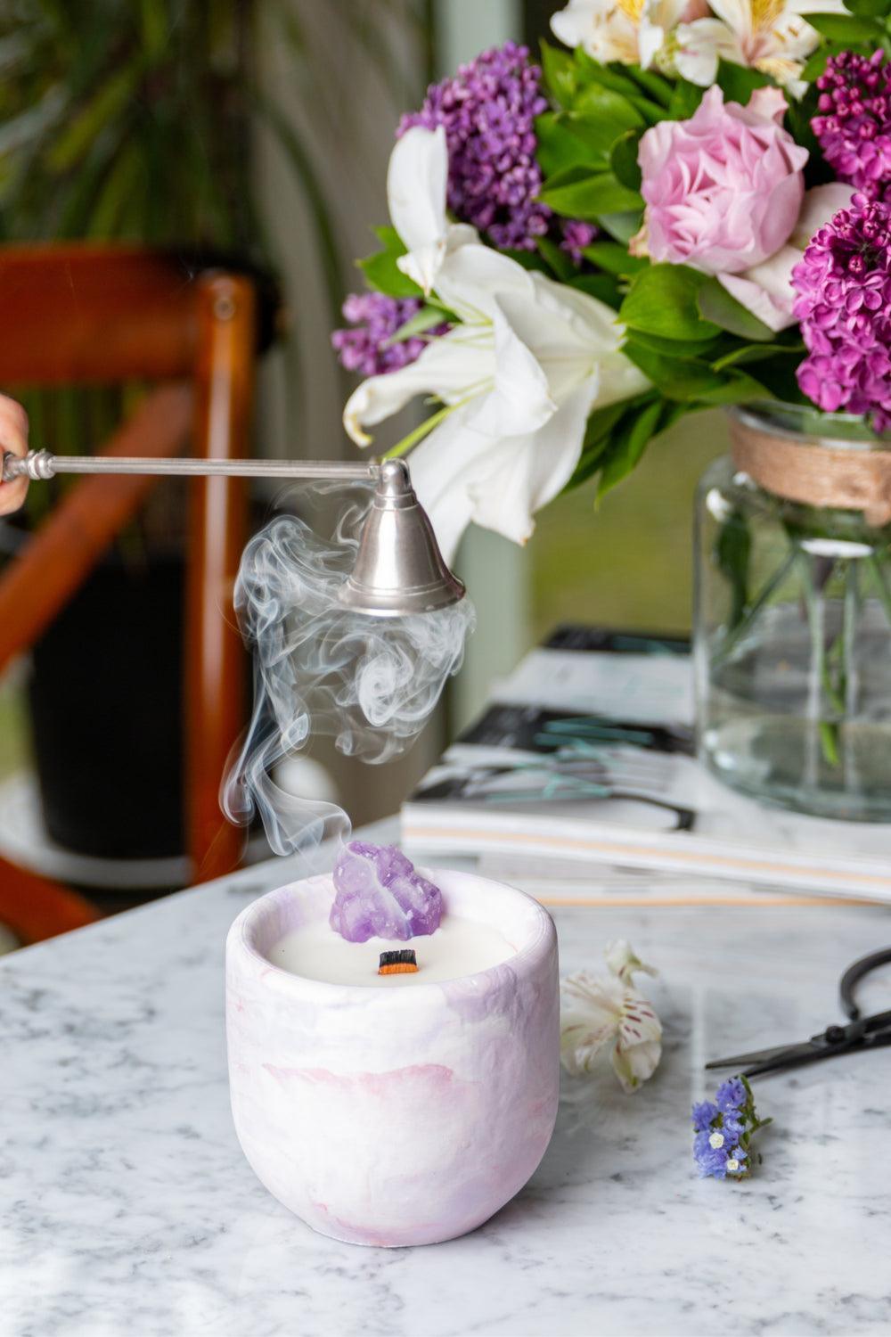 Esti Living-Lavender Büyük Boy Klasik Mum-Mum-2-Milagron.com