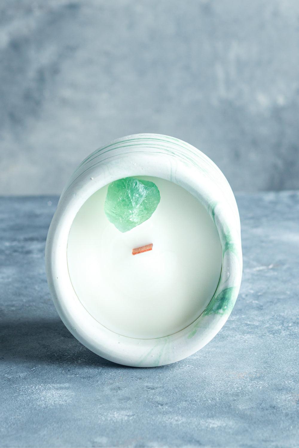 Esti Living-Mystic Green Büyük Boy Klasik Mum-Mum-1-Milagron.com