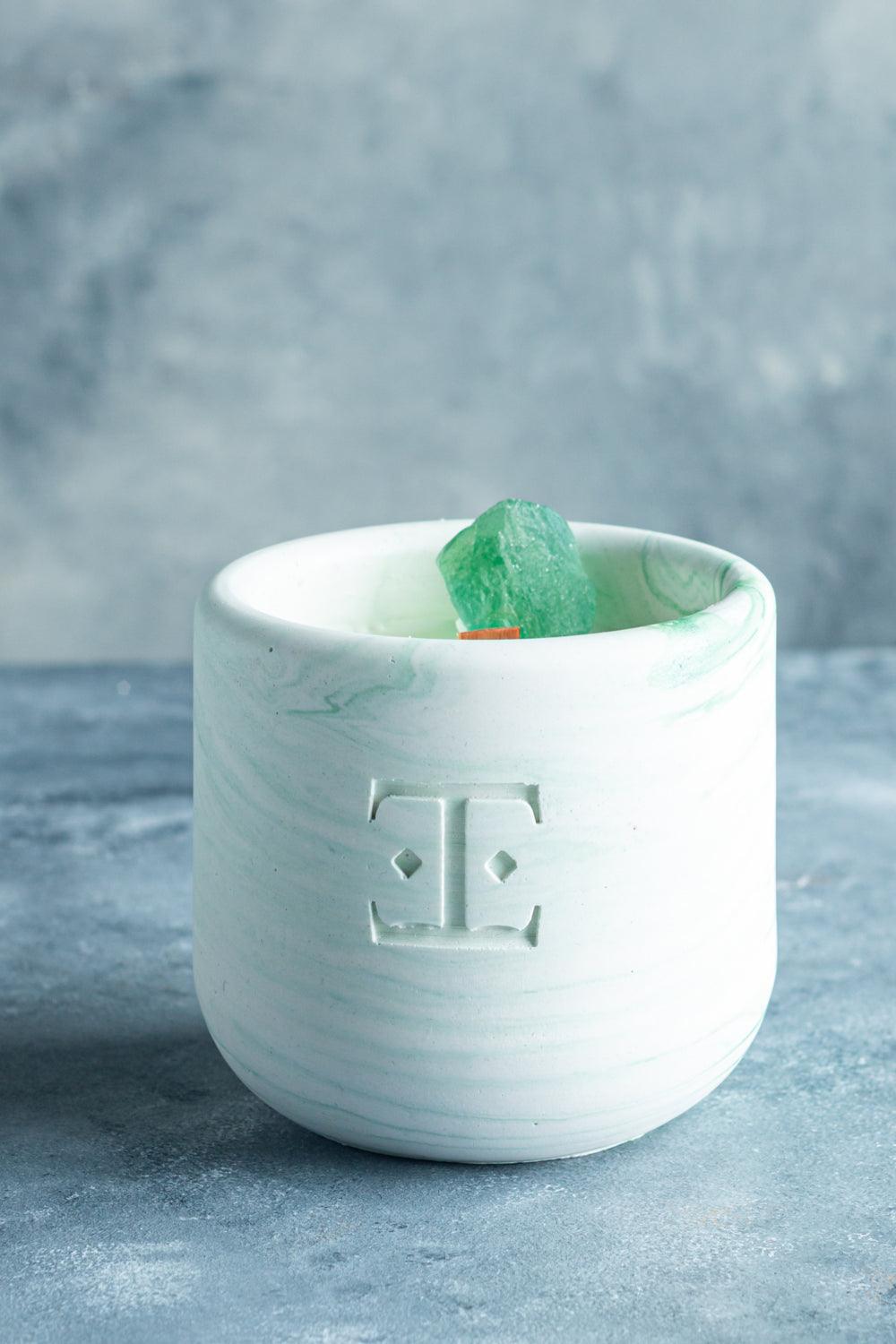 Esti Living-Mystic Green Büyük Boy Klasik Mum-Mum-4-Milagron.com