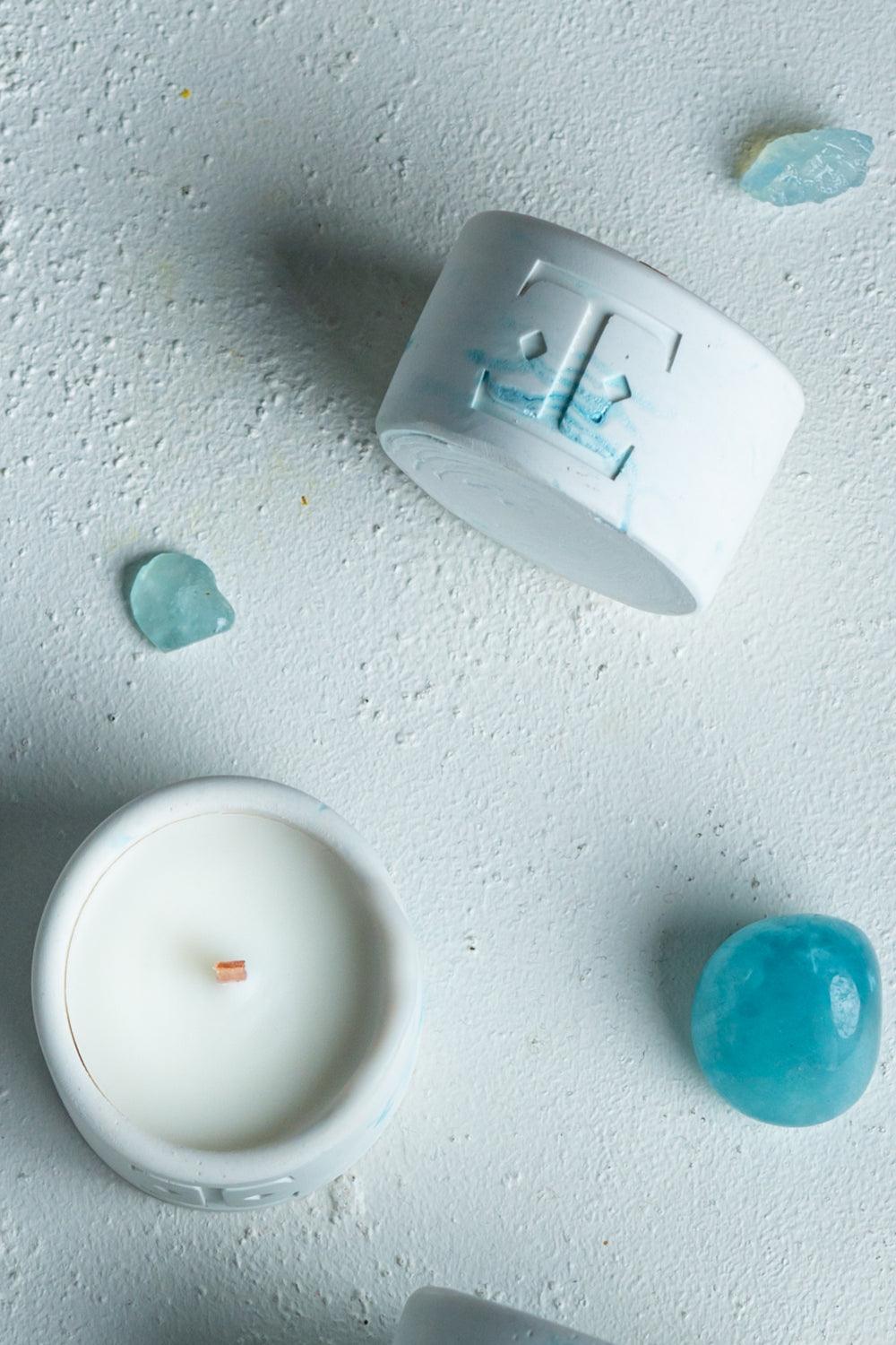 Esti Living-Ocean Wave Mini 4'lü Mum Seti-Mum-1-Milagron.com