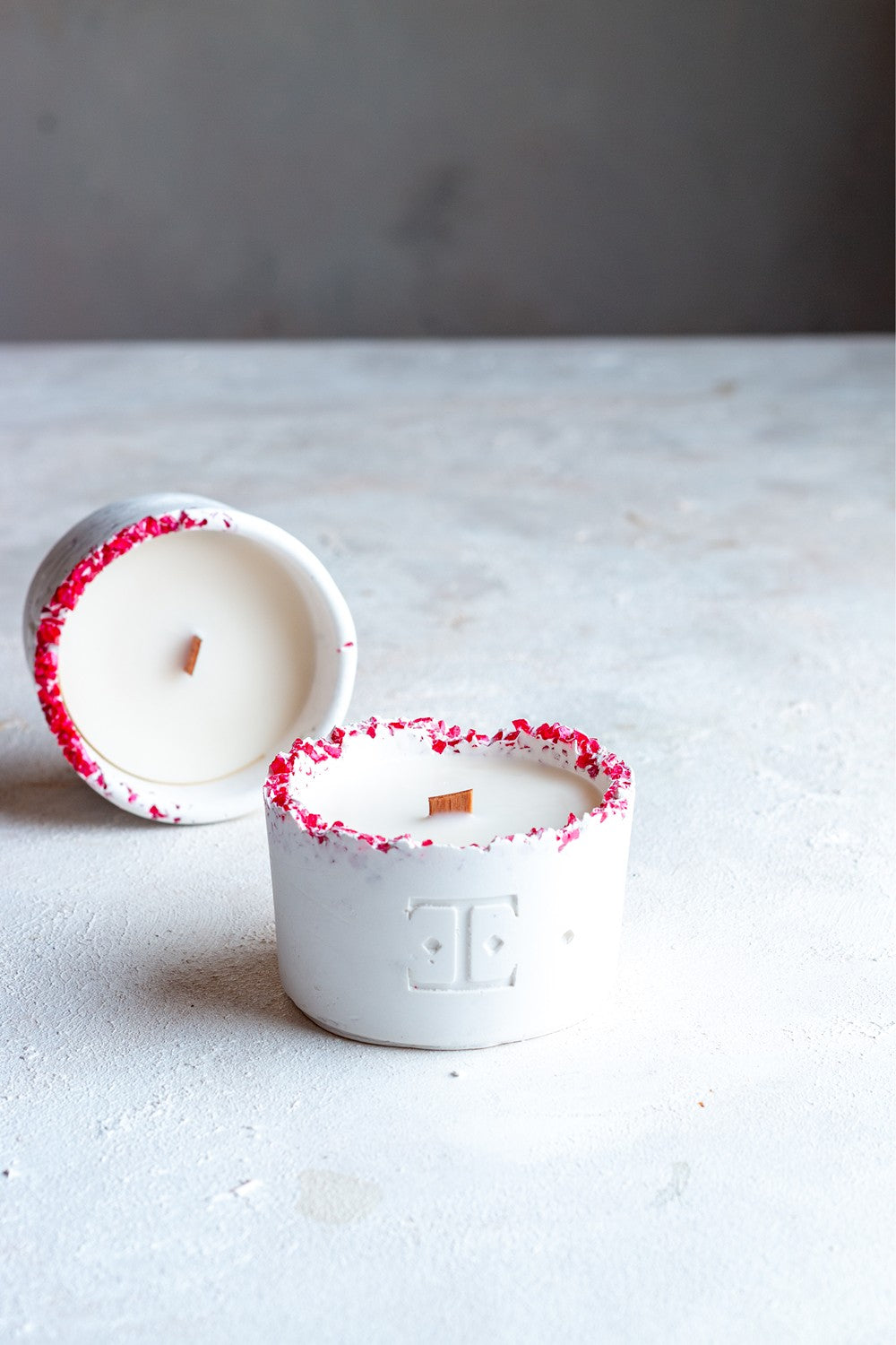 Esti Living-Simply Red Midi 2'li Mum Seti-Mum-1-Milagron.com