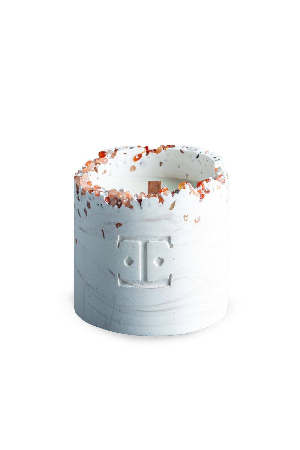 Esti Living-Sun & Fig Taşlı Küçük Boy Mum-Mum-2-Milagron.com
