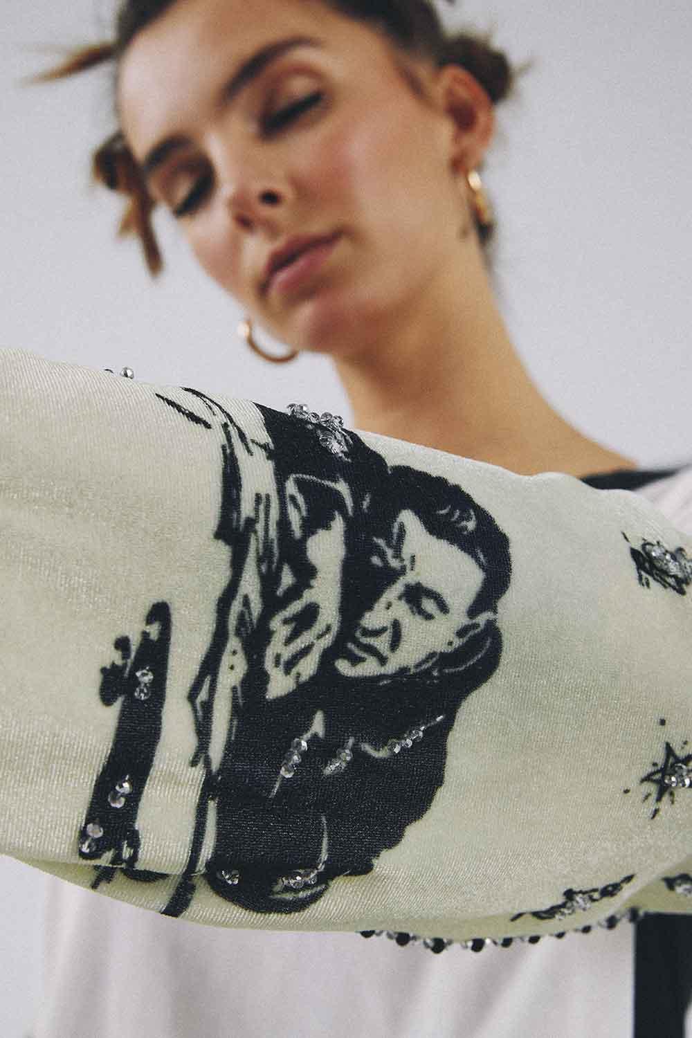 Eudoimonia-Capitalism Velvet Hoodie V-neck-Sweatshirts & Hoodies-6-Milagron.com