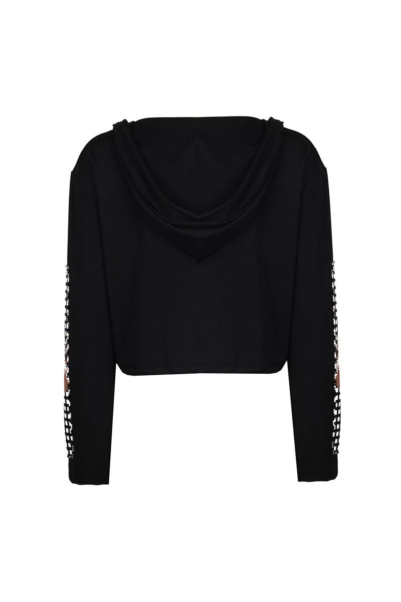 Eudoimonia-Charm Card V Neck Sweatshirt-Sweatshirts & Hoodies-5-Milagron.com