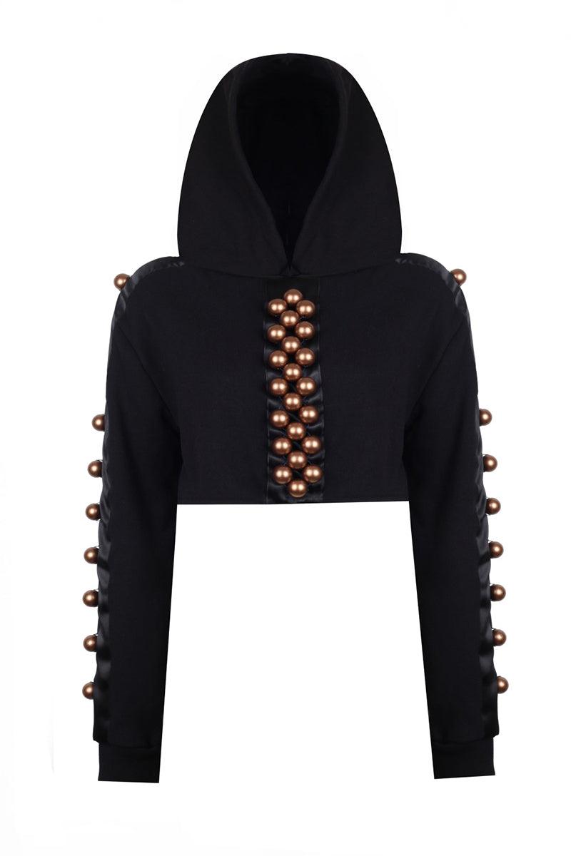 Eudoimonia-Circular Sweatshirt Crop-Sweatshirts & Hoodies-1-Milagron.com