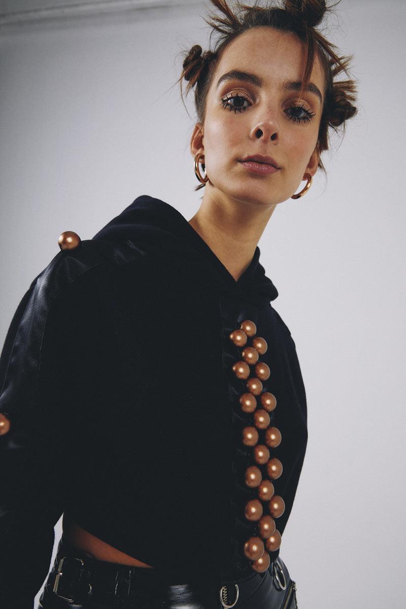 Eudoimonia-Circular Sweatshirt Crop-Sweatshirts & Hoodies-5-Milagron.com