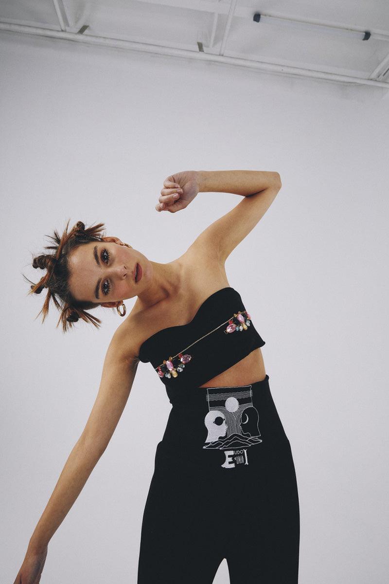 Eudoimonia-Connection Casual & Chic Crops-Top-1-Milagron.com