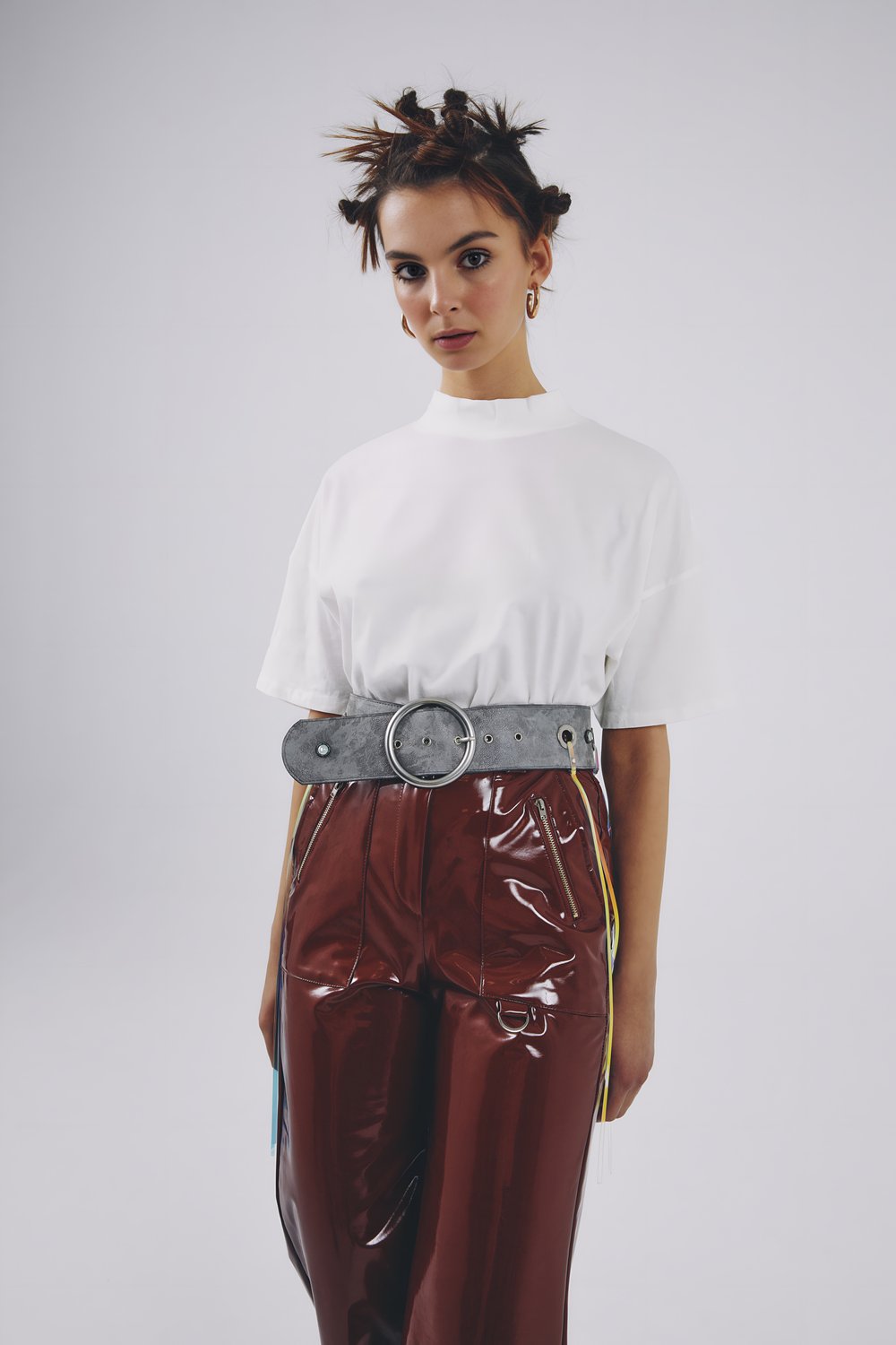 Eudoimonia-Crystalline Chic Leather Belt-Kemer-1-Milagron.com