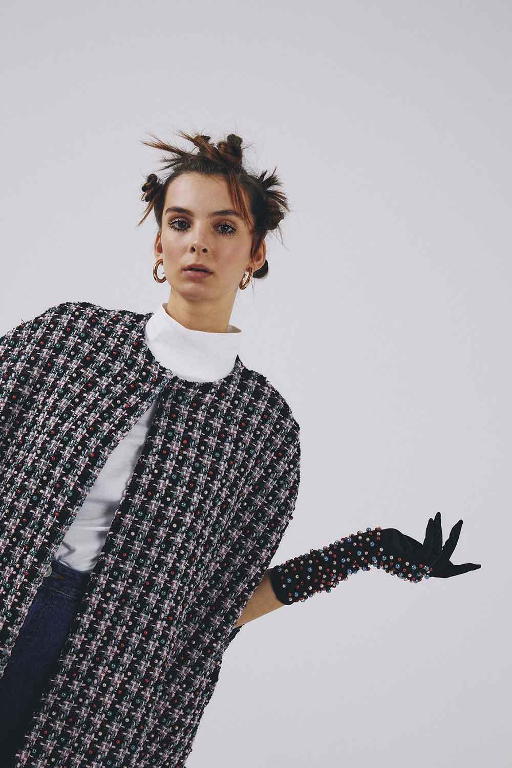 Eudoimonia-Diana Pelerin Model Ceket-Elbise-3-Milagron.com