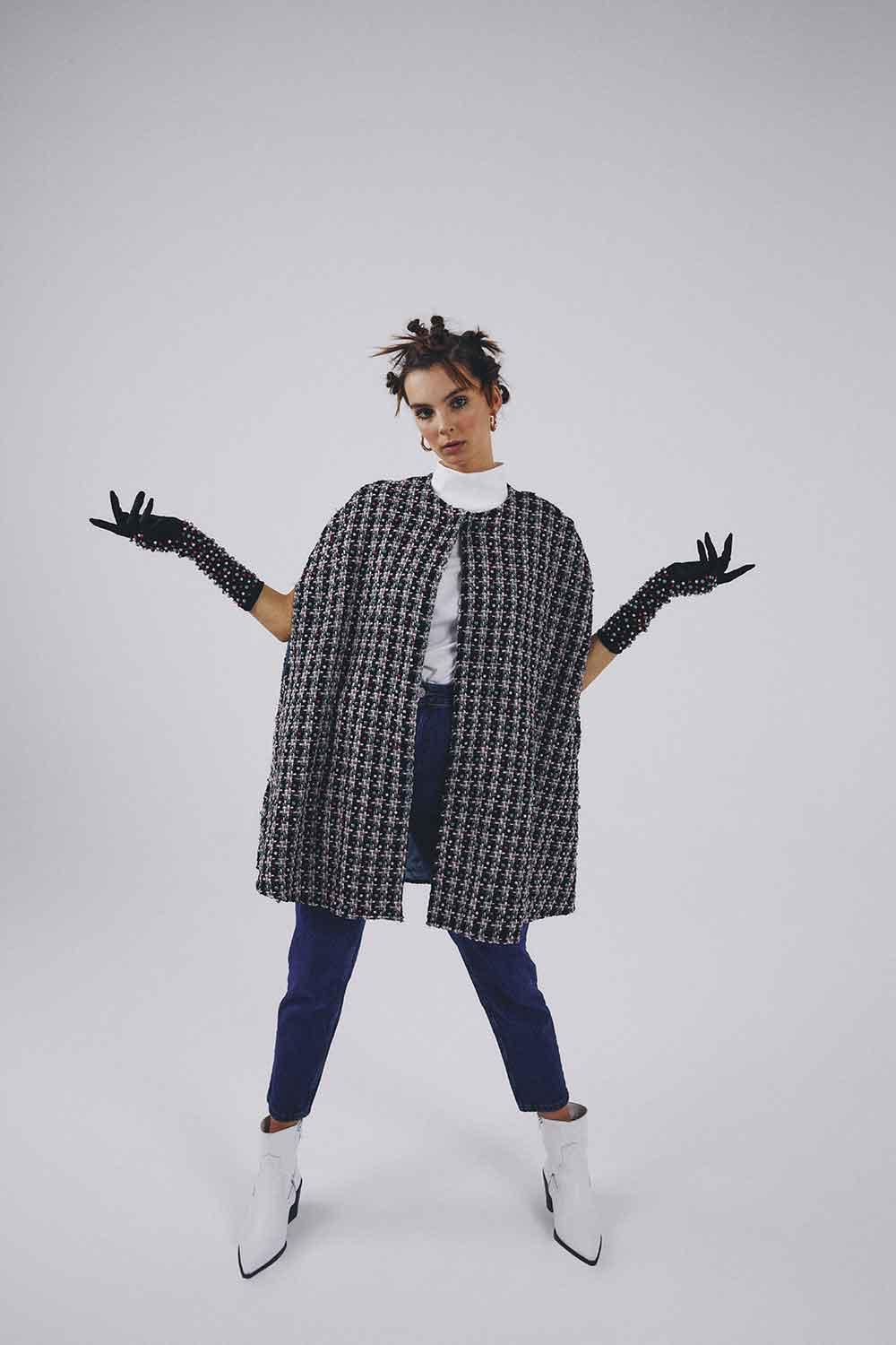 Eudoimonia-Diana Pelerin Model Ceket-Elbise-4-Milagron.com