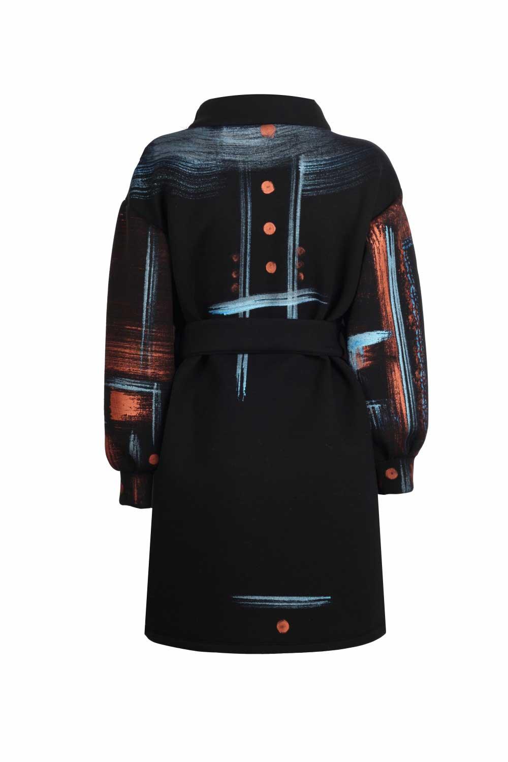 Eudoimonia-Hawas Sporty Patterned Dress-Elbise-4-Milagron.com