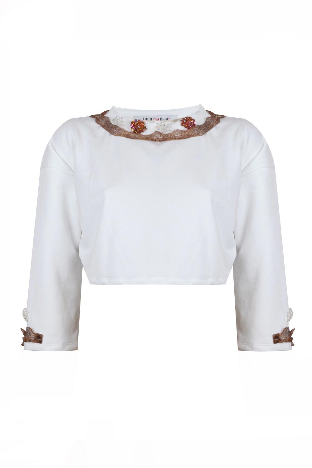 Eudoimonia-Kretase Short-sleeved Sweatshirt-Sweatshirts & Hoodies-2-Milagron.com