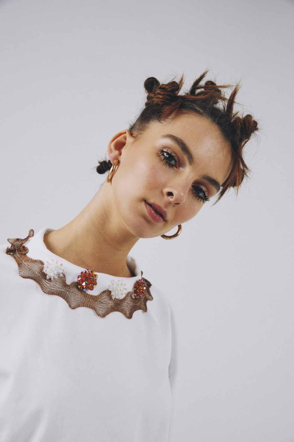 Eudoimonia-Kretase Short-sleeved Sweatshirt-Sweatshirts & Hoodies-4-Milagron.com