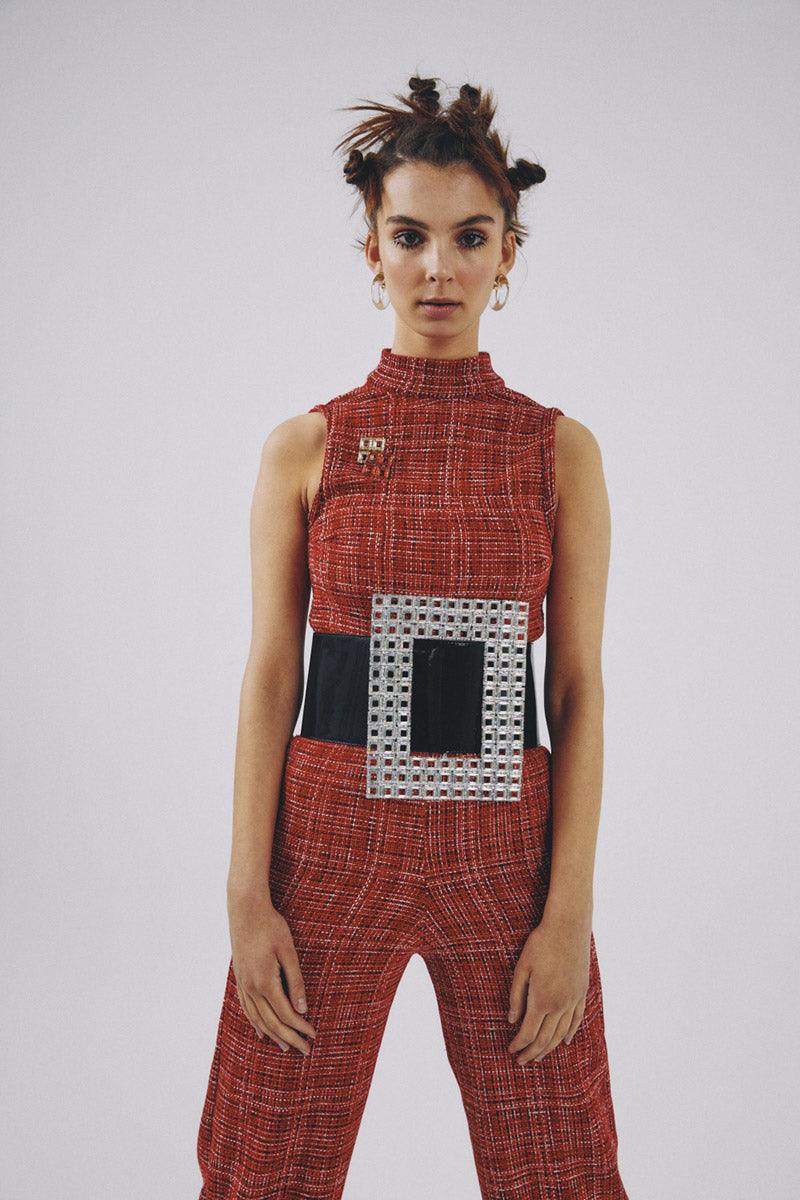 Eudoimonia-Self Chic Leather Belt-Kemer-2-Milagron.com