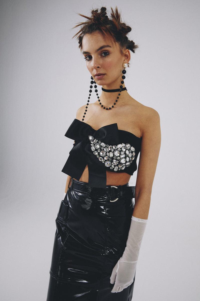 Eudoimonia-Spiral Crop Top-Top-1-Milagron.com